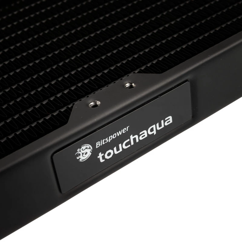 240 mm radiatorius BitsPower Touchaqua Radiator Tarasque 240, juodas, 240 mm