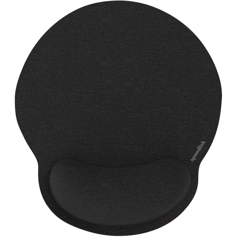 Atminties putų pelės kilimėlis Speedlink VELLU su riešo atrama, 230×254 mm, juodas