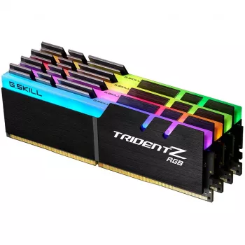 DIMM 32 GB DDR4-3600 (4x 8 GB) Quad-Kit, atmintinė juoda, F4-3600C16Q-32GTZRC, Trident Z RGB, INTEL XMP