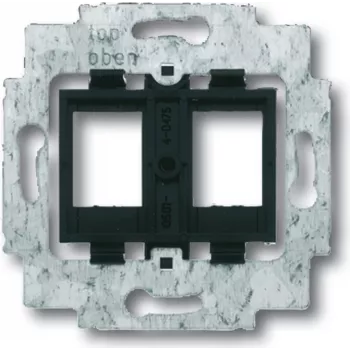 Busch Jaeger 1753-0-8063 kištukinis lizdas 2 x RJ-45, juodas (1753-0-8063)