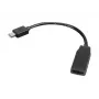 Lenovo 0B47089 vaizdo kabelio adapteris 0,2 m Mini DisplayPort HDMI Juoda