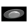 Synergy 21 LED apvalus šviestuvas permatomas 18 W RL nw