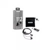 Shure SE112-GR laidinės ausinės į ausį, skirtos skambučiams/muzikai, juodos, pilkos