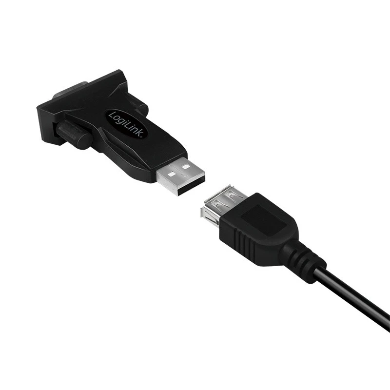 LogiLink AU0002F RS-232 USB 2.0 adapteris, laidas, juodas