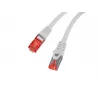 LANBERG Cat6 F/UTP (FTP) tinklo kabelis, RJ-45–RJ-45, 10 m, pilkas