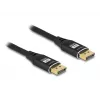 DeLOCK DisplayPort laidas 8K 60 Hz 3 m juodas metalinis