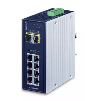 PLANET IGS-10020MT tinklo komutatorius valdomas L2+ Gigabit Ethernet (10/100/1000) juodas