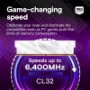 Atminties DIMM 16GB DDR5-6400 CRUCIAL CP16G64C32U5W – 16GB DDR5-6400 stalinio kompiuterio RAM modulis