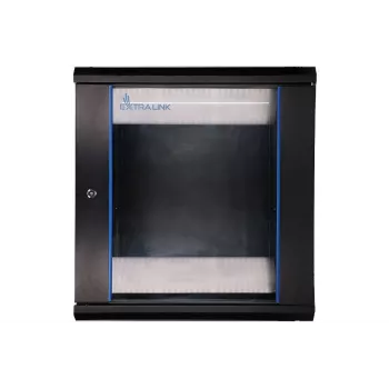 Ant sienos montuojamas stovas Extralink Rackmount spinta 12U 600x600 juoda