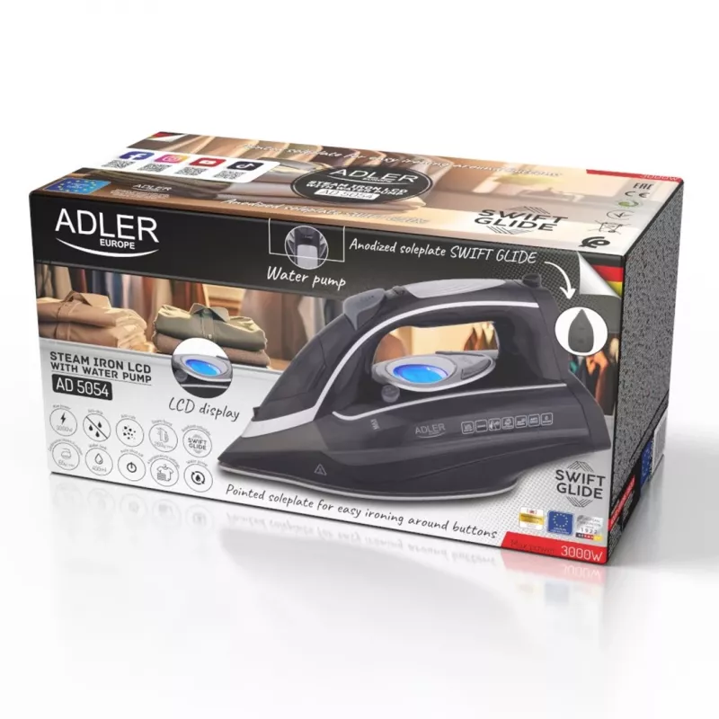 Adler AD 5054 garų lygintuvas