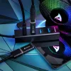 Sharkoon 4044951037582 sąsajų šakotuvas USB 3.2 Gen 1 (3.1 Gen 1) Type-C 5000 Mbit/s juodas (4044951037582)