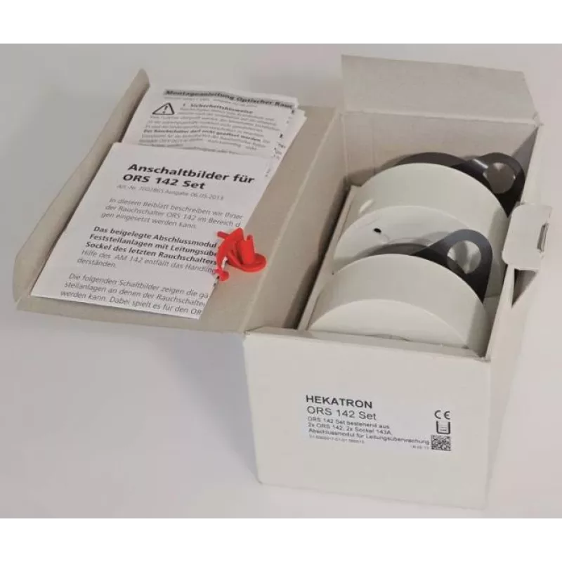 Optinis dūmų detektorius Hekatron ORS 142 rinkinys 31-5000017-01-04