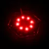 Montavimo rinkinys BitsPower Hexagon BP-WTHU-RGB — permatomas akrilas, 91,4×80×6,5 mm