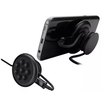 Įkroviklis Tracer WIRELESS MOBILITY išmaniajam telefonui išmaniajam laikrodžiui juodas