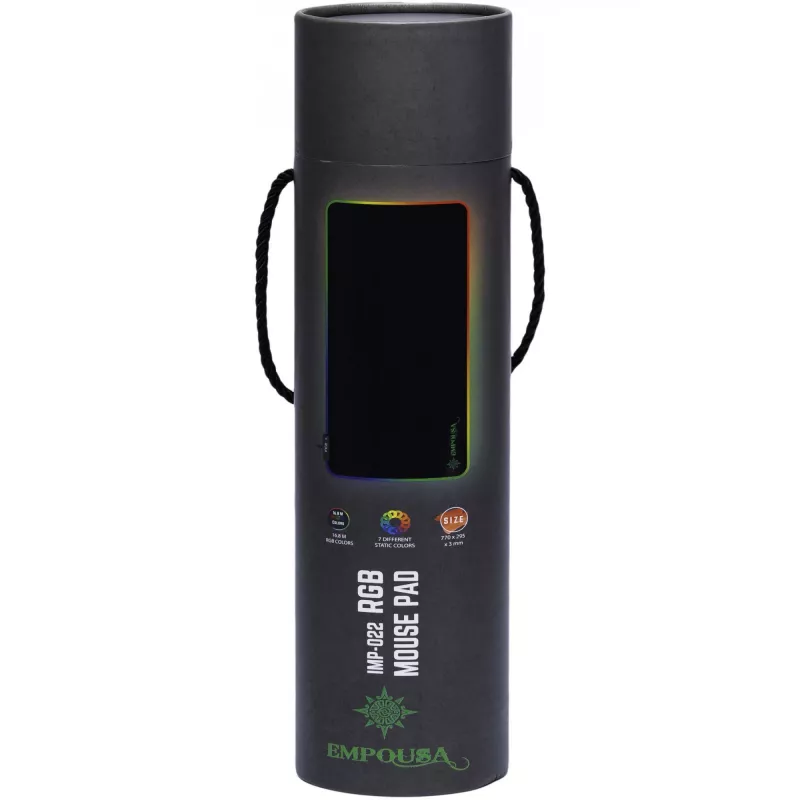 Inca IMP-022 pelės kilimėlis žaidimams juodas