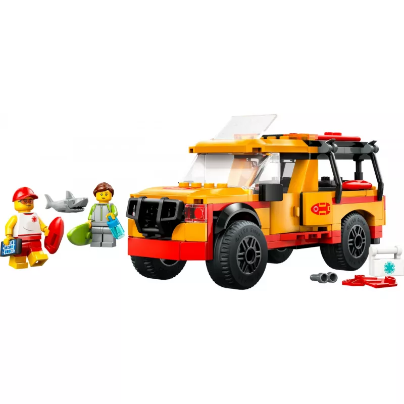 LEGO CITY 60453 Gelbėtojų paplūdimio gelbėjimo sunkvežimis