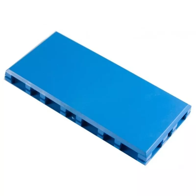 ALLNET Brick'R'knowledge plastikinis korpusas 4x2, mėlynas, viršus ir apačia
