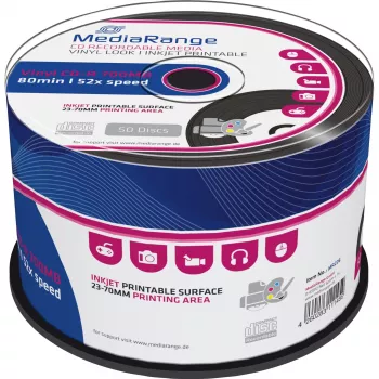 CD-R MediaRange MR226 700 MB 52x 50 vnt.