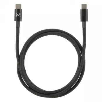 USB laidas Mobilis 001389 USB 2.0 1 m USB C juodas