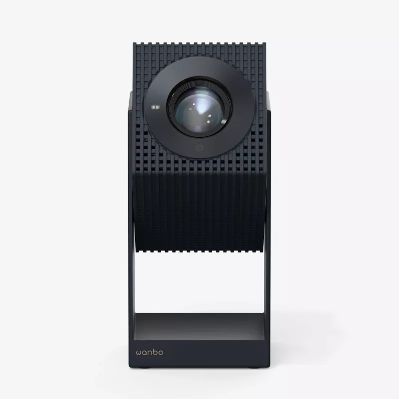 Nešiojamasis LCD projektorius WANBO Cube 2 Pro — 500 ANSI liumenų, 1080p (1920x1080), LED, automatinis fokusavimas, Android TV, 1,2:1 priartinimas, 8 W, juoda