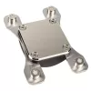 Vandens blokas Aqua-Computer 21703 — Acetalinis/Nikeliuotas, Lizdas AM4, 111×75×22 mm, Juoda/Sidabrinė