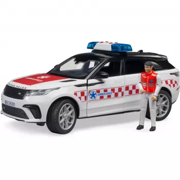 Transporto priemonė Range Rover Velar gaisrinė su figūrėle