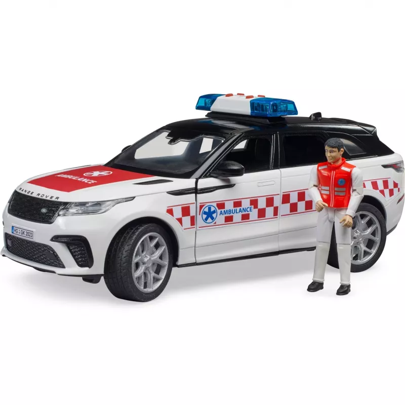 Transporto priemonė Range Rover Velar gaisrinė su figūrėle