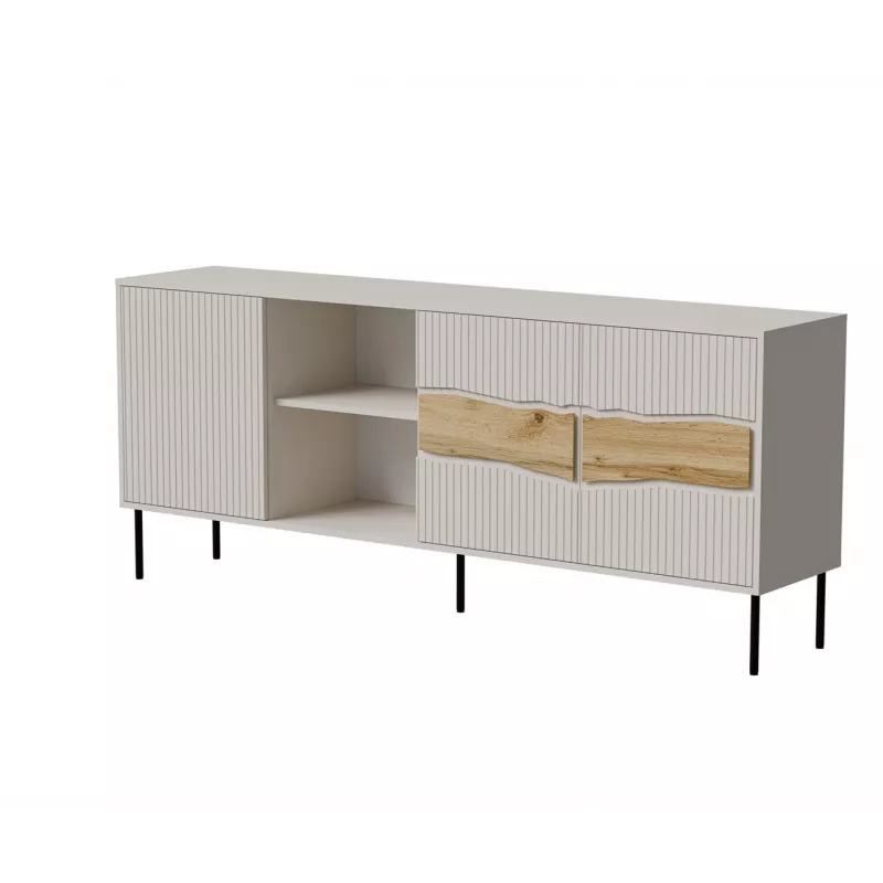 Cama INSERTO 3D1W komoda 190x40x80 kašmyro + LED