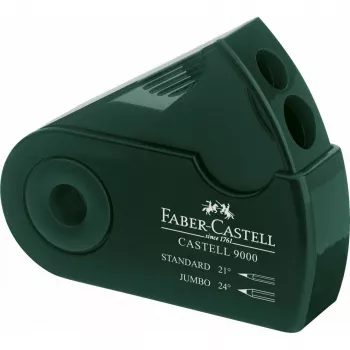 Rankinis pieštukų drožtukas Faber-Castell 582800 žalias