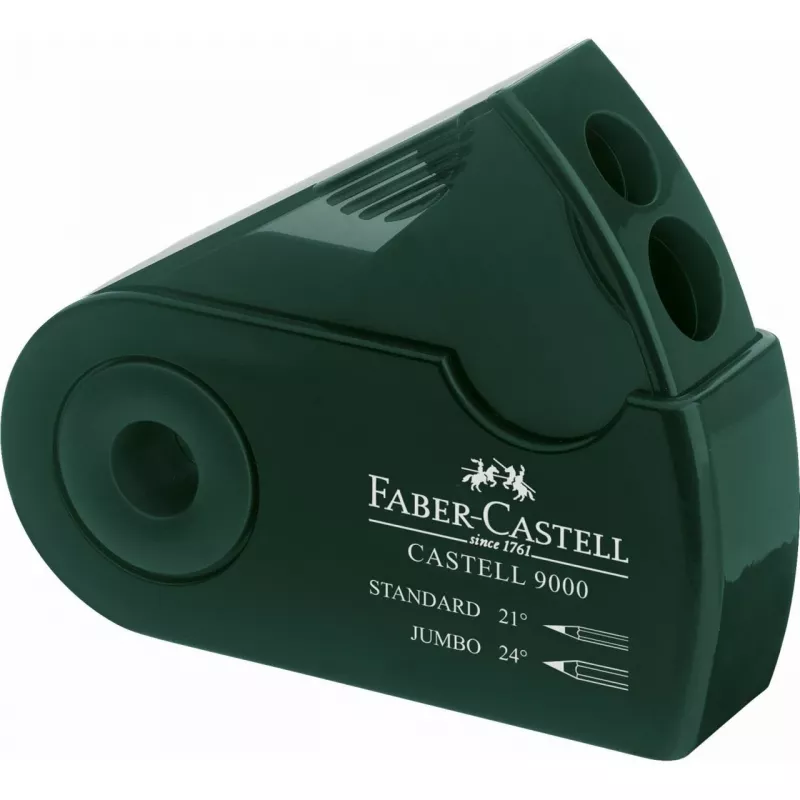 Rankinis pieštukų drožtukas Faber-Castell 582800 žalias