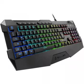 Sharkoon SKILLER SGK4 klaviatūra Gaming USB QWERTZ vokiška juoda