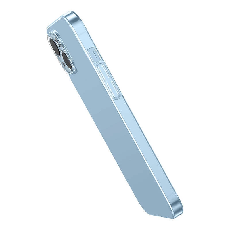 Apsauginis dėklas Baseus Crystal Series, skirtas iPhone 14 Plus, su grūdinto stiklo nugarėle
