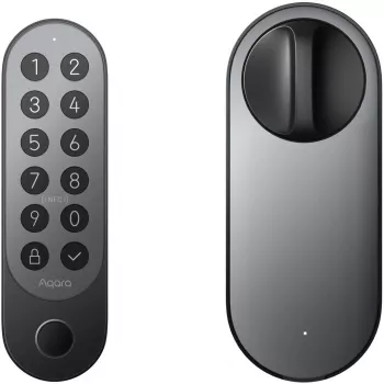 Išmanusis durų užraktas Aqara EL-D02D-B Bluetooth raktas kodas RF kortelė