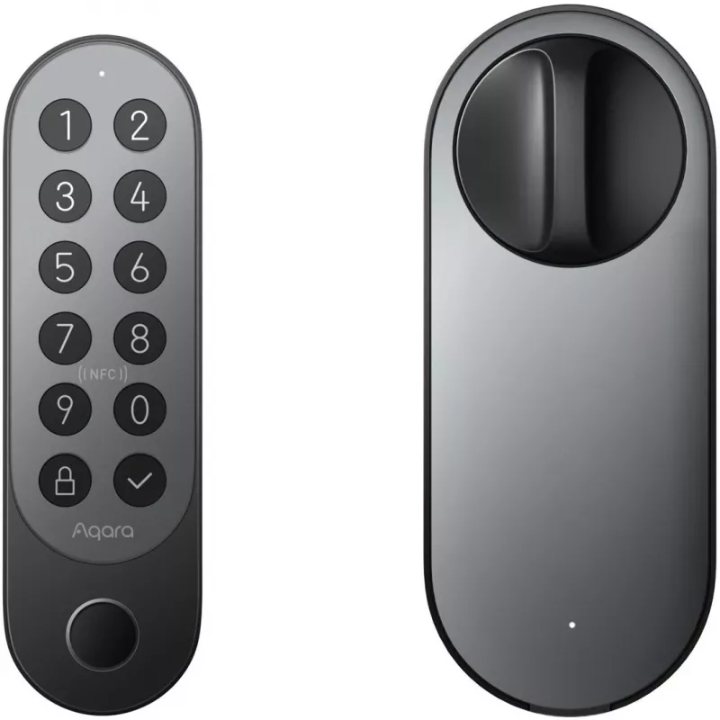 Išmanusis durų užraktas Aqara EL-D02D-B Bluetooth raktas kodas RF kortelė