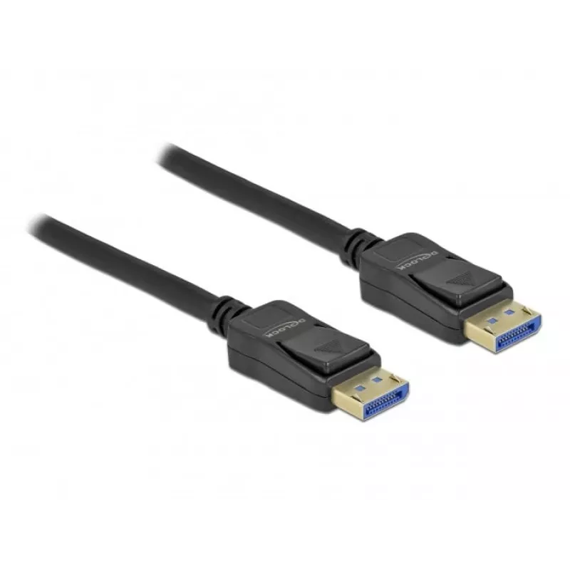 Delock - DisplayPort laidas - DisplayPort (kišt.) į DisplayPort (kišt.) - DisplayPort 2,0 - 2,0 m - palaiko 10K 60 Hz (10 240 x 4320) - juodas (80262)