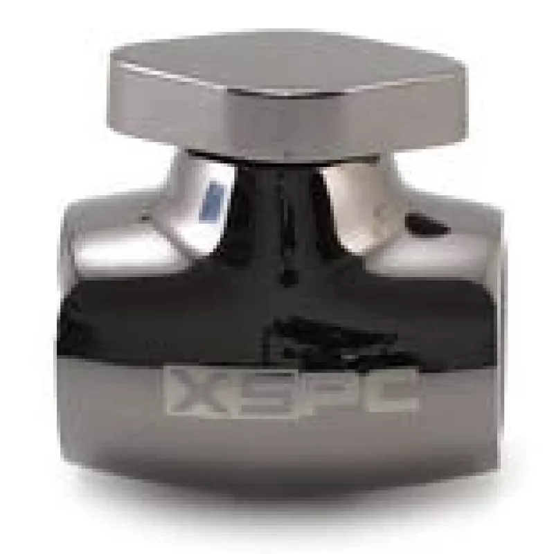 Rutulinis vožtuvas XSPC G1/4, žalvarinis korpusas su juodo chromo apdaila, modelis WASC-504