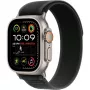 Juosta Apple 49 mm juoda Trail Loop M/L natūralaus titano apdaila