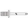Aklina kniedė GESIPA Polygrip 6.4x15 Al/A2 1.5–9.0 mm, pakuotėje 250 vnt.
