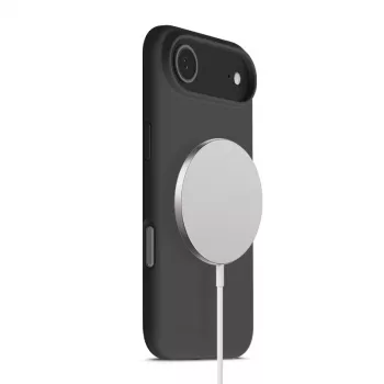Telefono dėklas Crong iPhone Air MagSafe Color Cover — juodas
