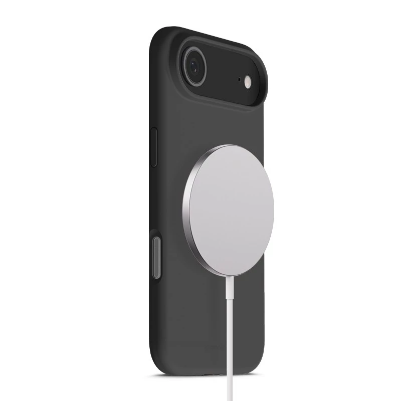 Telefono dėklas Crong iPhone Air MagSafe Color Cover — juodas