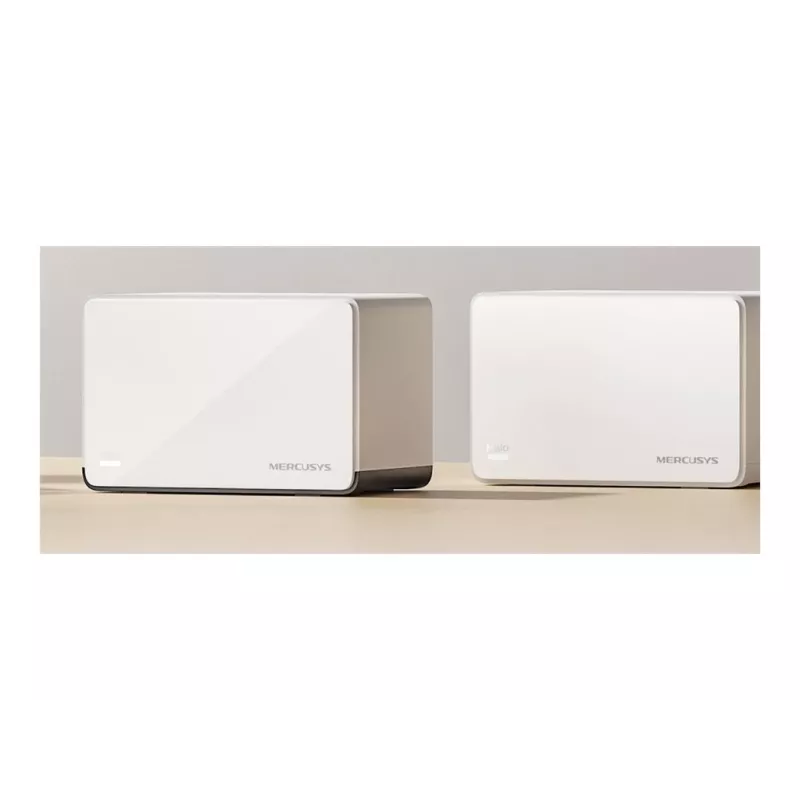 Belaidis maršrutizatorius MERCUSYS Halo H85X 2‑pack Dual Band Wi‑Fi 6 iki 3000 Mbps tinklinė sistema