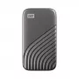 WD My Passport SSD WDBAGF0040BGY – SSD – šifruotas – 4 TB – išorinis (nešiojamasis) – USB 3.2 Gen 2 (USB-C jungtis) – 256-Bit-AES – pilkas