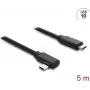 DELOCK aktyvus optinis USB Type-C į Type-C laidas 10 Gb/s, kampinės jungtys, 5 m