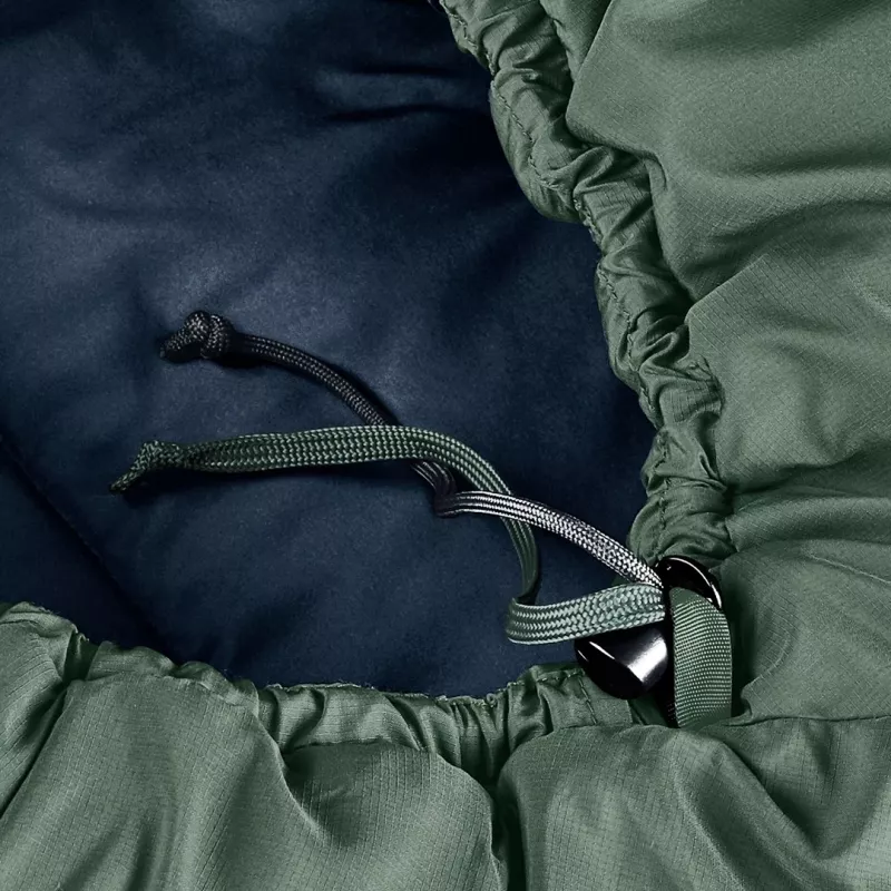 Miegmaišis DEUTER Orbit -5C/23F Suaugusiųjų žygiams, 2080×750×500 mm, sintetinis, žalias