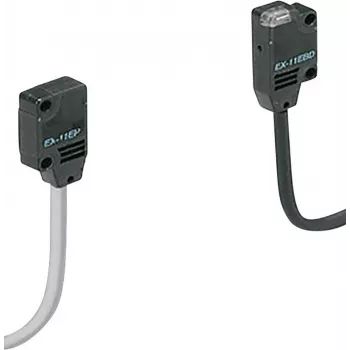 Panasonic EX13EB vieno pluošto fotoelektrinis jutiklis (pralaidinis), nuotolis 0,5 m, modelis EX13EB