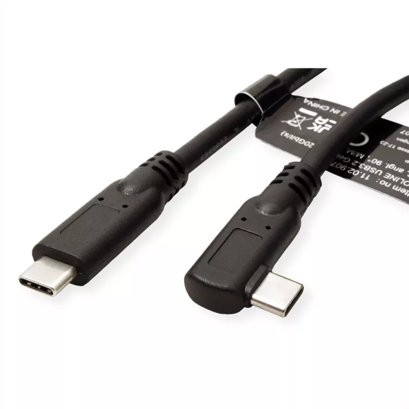Secomp 11.02.9075 USB laidas 1 m USB 3.2 Gen 2 (3.1 Gen 2) USB C juodas (11.02.9075)