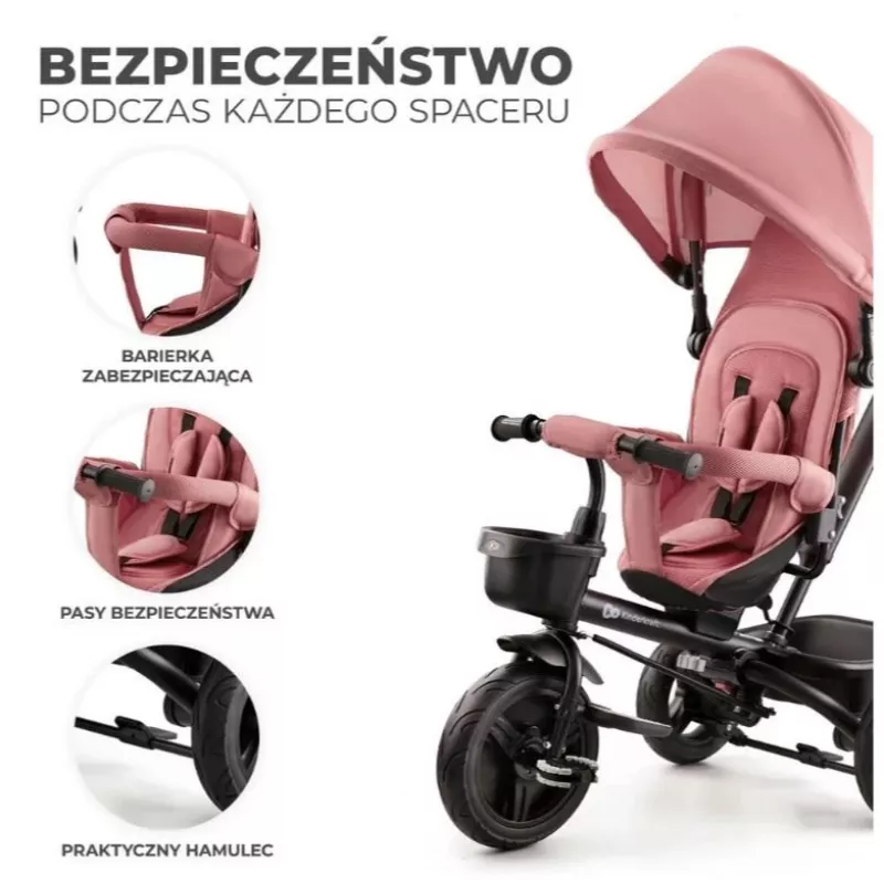Triciklas AVEO ROSE PINK