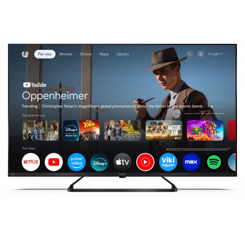 Sharp 43HP6265E TV Google UHD juoda