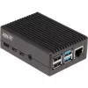 Aliumininis korpusas Raspberry Pi 4 B (juodas (matinis))