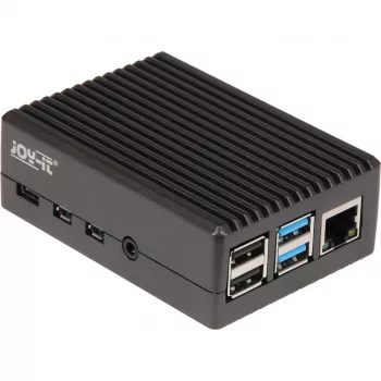 Aliumininis korpusas Raspberry Pi 4 B (juodas (matinis))